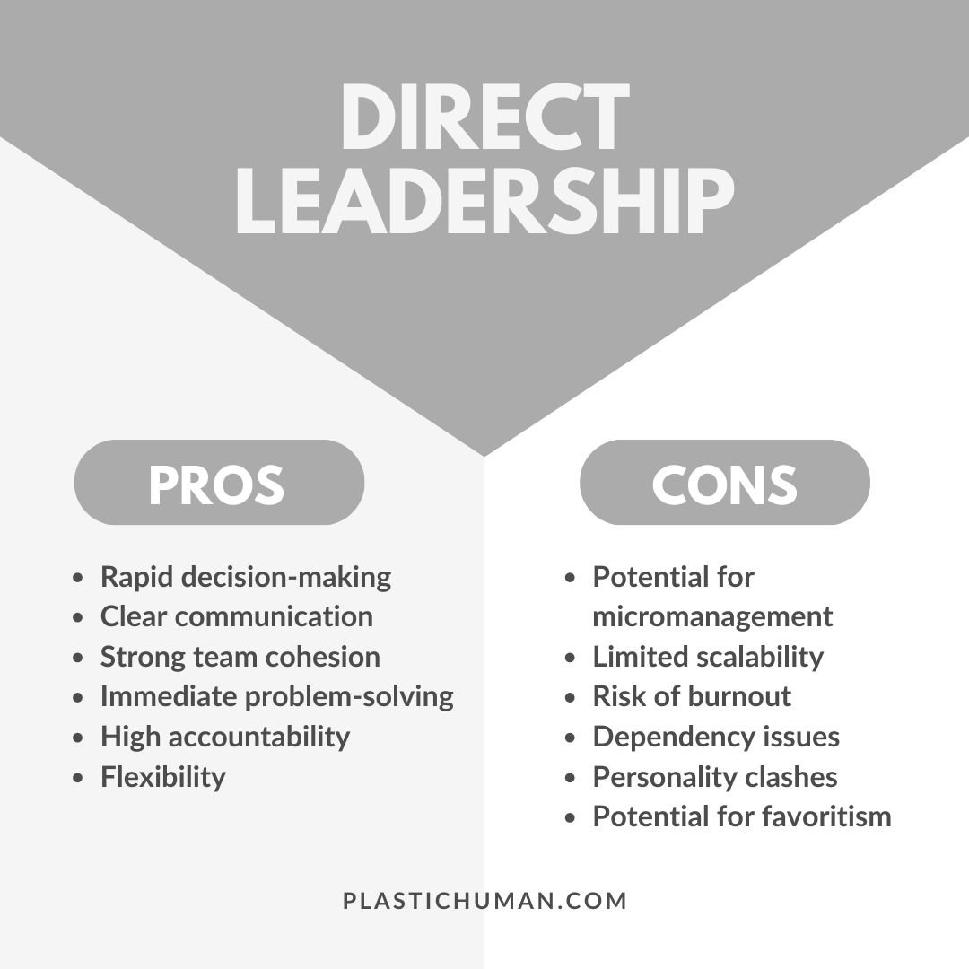 direct leadership pros and cons 