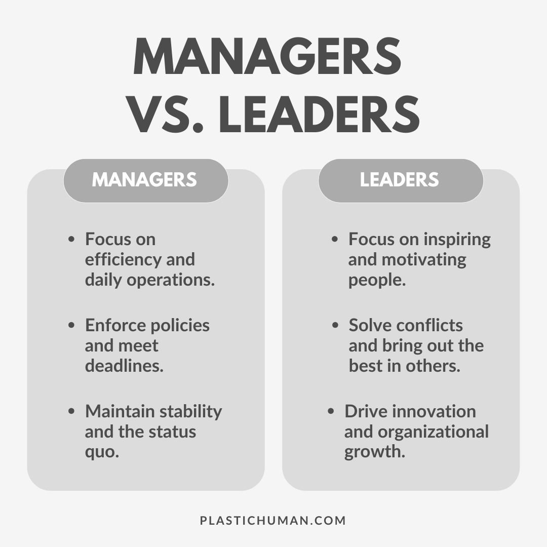 managers vs leaders managers vs leaders