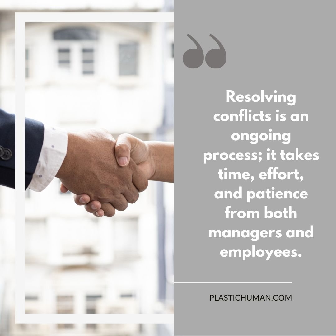 resolving conflicts resolving conflicts is an ongoing process