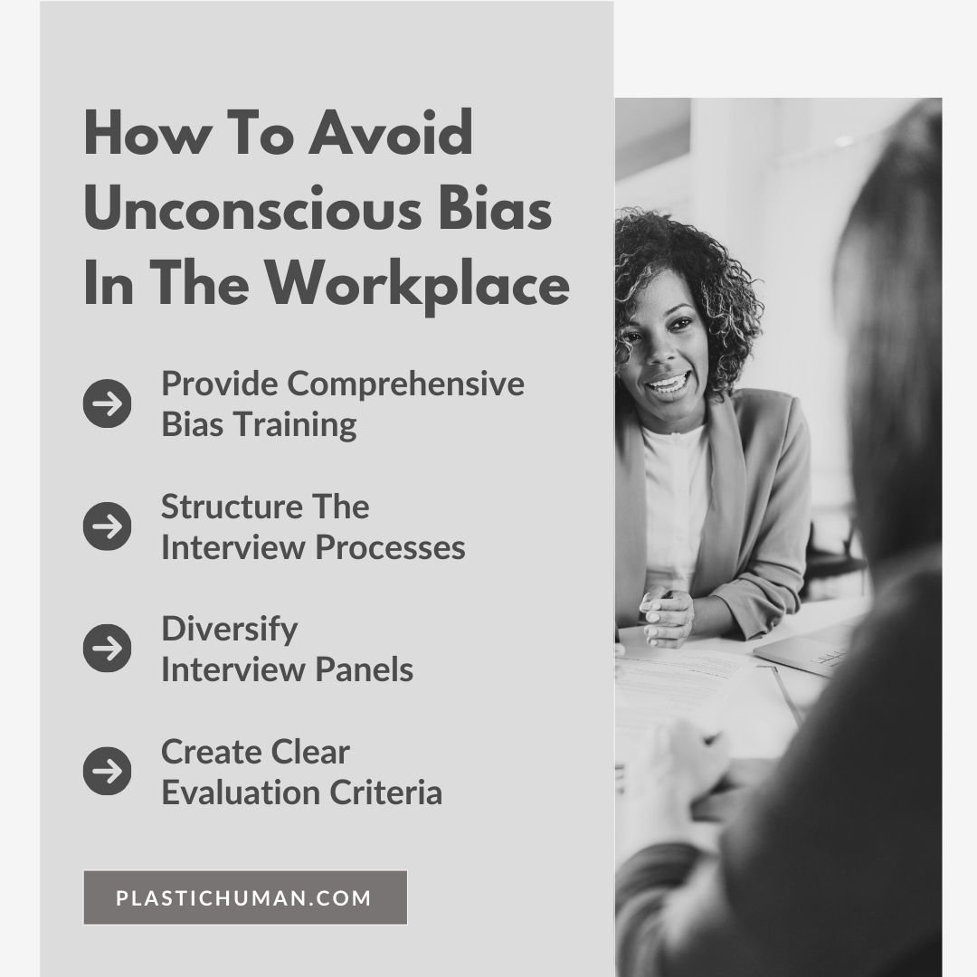 how to avoid unconcsious bias in the workplace