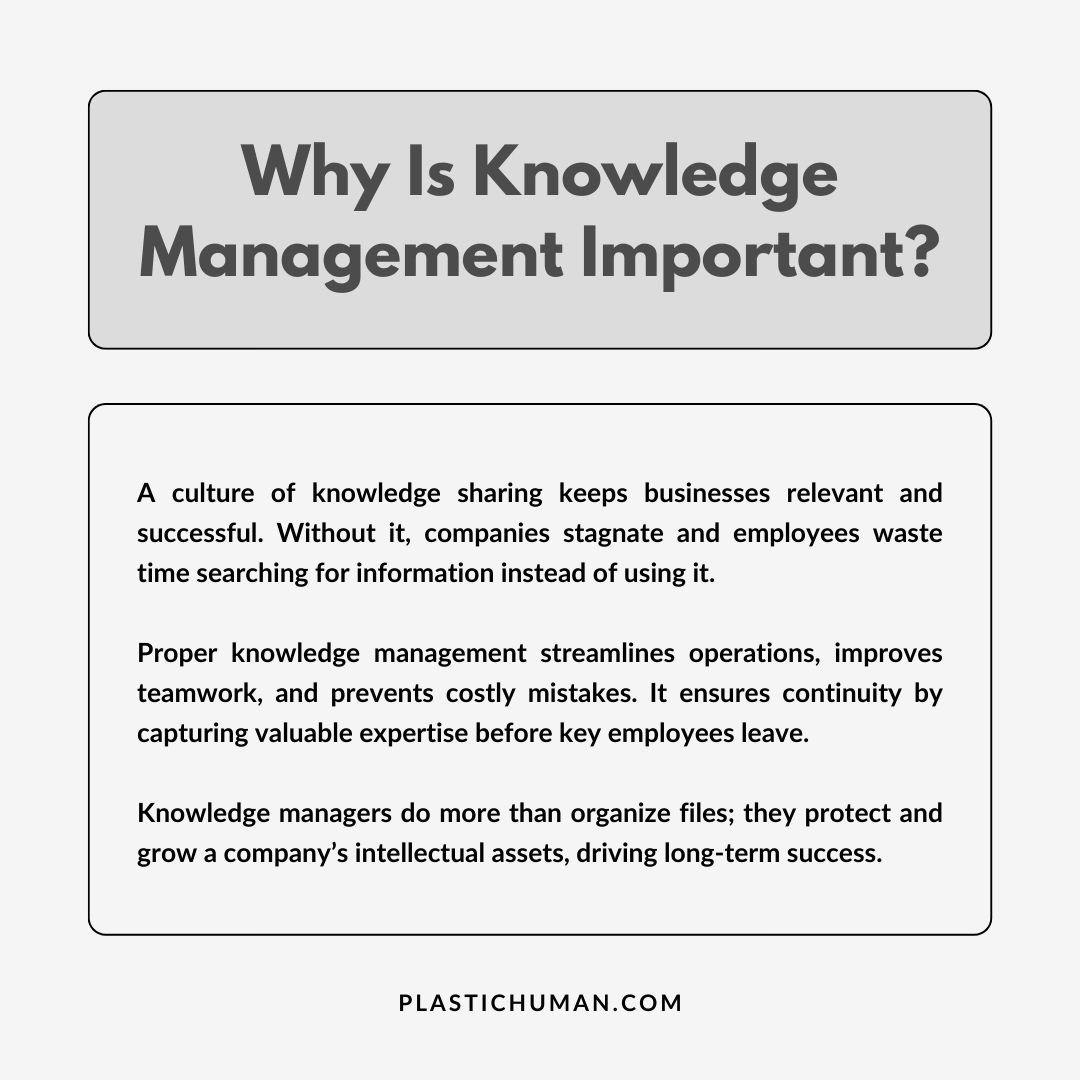 why is knowledge management important