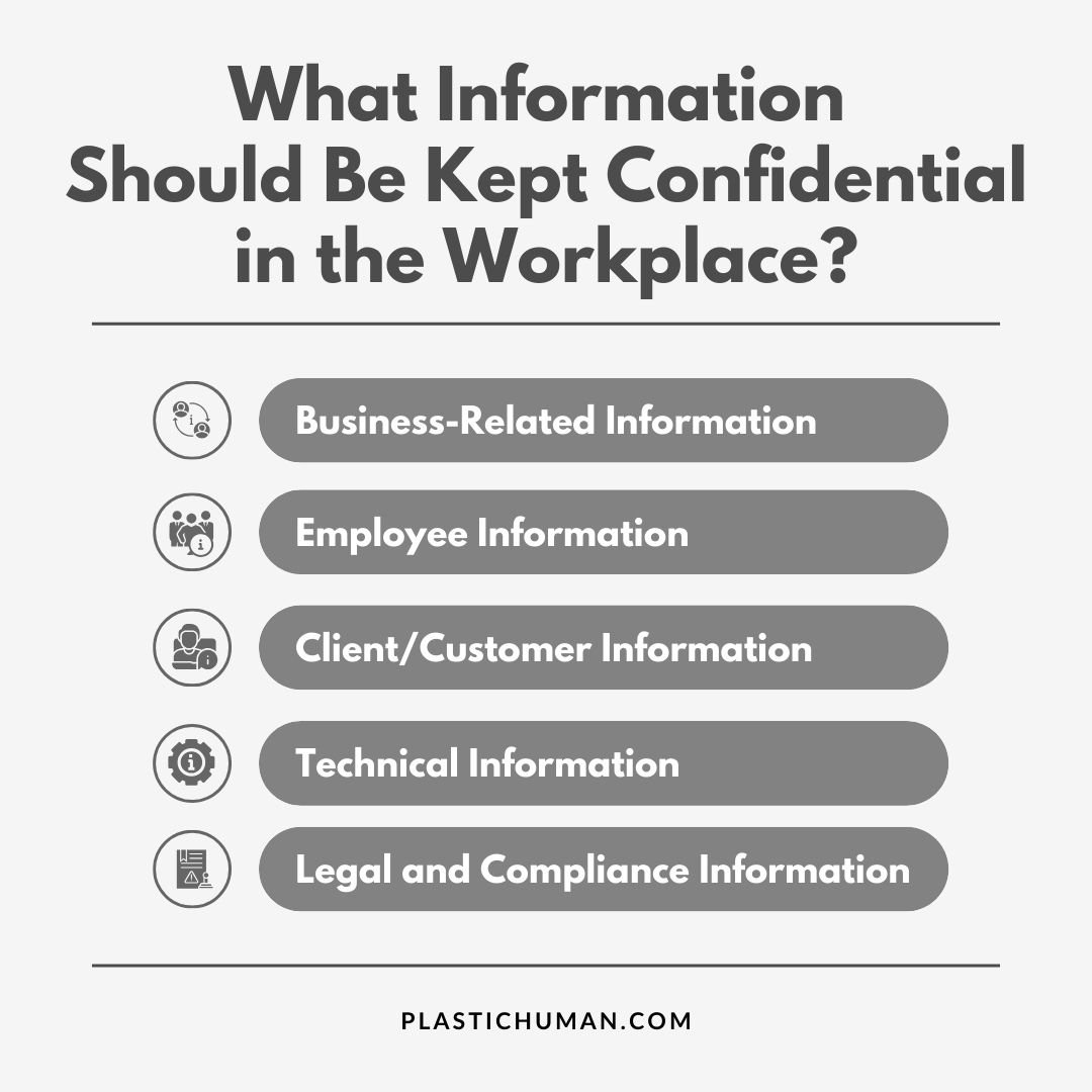 information should be kept confidential what information should be kept confidential in the workplace